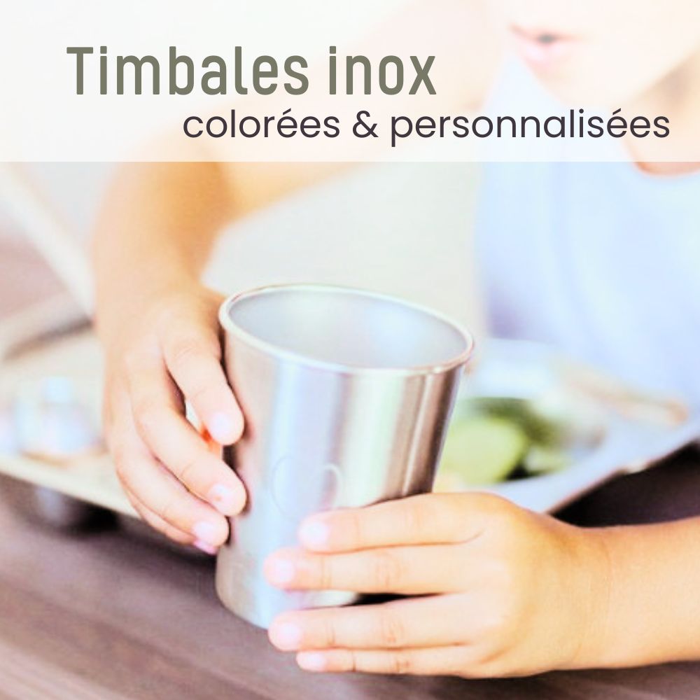 D&eacute;couvrez nos timbale inox et sans plastique pour bambin et enfants Joli Monde sur sans-bpa.com